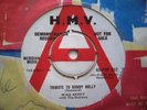 MIKE BERRY : TRIBUTE TO BUDDY HOLLY (HMV POP 912 DEMO) . RGM, JOE MEEK.