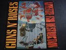 GUNS N ROSES APPETITE FOR DESTRUCTION BANNED COVER RED COLOR VINYL LP