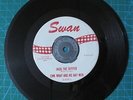 Link Wray & Ray Men Jack The Ripper & Black Widow Swan White Promo Label 45 RPM