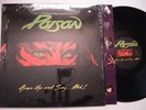 POISON Open Up And Say..Ahh  CAPITOL CI-48493 Original LP shrink inner Glam Hair