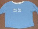 Take That Love You Long Sleeve Cropped Top