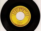 JOHNNY CASH 45 I Walk The Line/Get Rhythm Sun HEAR VG++