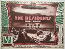 THE RESIDENTS Mole Show Swiss Concert Poster RARE ORIGINAL Zürich 1983 MINT-