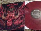MOTORHEAD SACRIFICE - RED vinyl LP 1995 RARE NEAR MINT . RED SPLATTER VINYL SPV