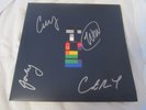 COLDPLAY X&Y VINYL SIGNED BY ALL 4   2XLP SET   CHRIS MARTIN