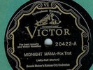 BENNIE MOTEN - MIDNIGHT MAMA - VICTOR SCROLL 78 RPM