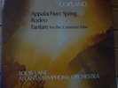 DG 10078 Copland Appalachian Spring, Rodeo, Fanfare for the Common Man / Lane...