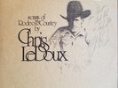 Autographed original Chris LeDoux LP:  