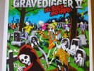GRAVEDIGGER V All Black And Hairy LP VOXX 1984 US orig+silver GREG SHAW-MORLOCKS