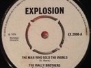 THE WALLY BROTHERS - The Man Who Sold The World. UK Explosion 45' Bowie 1974