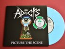THE ADICTS Picture The Scene  7'' BLUE  DISC  UK LTD 2017 Vinyl Brand- New