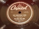 The (Nat) King Cole Trio. The Christmas Song.  78 RPM. MUST See.
