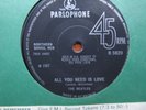 Beatles All You Need is Love Baby You`re a Rich Man 45 7