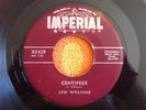 LEW WILLIAMS Centipede / Abra Cadabra 45 rpm IMPERIAL 1957 Rockabilly