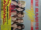 THE RUNAWAYS LIVE IN JAPAN 1977 RJ-7249 Japanese LP Records w/OBI F/S From Japan
