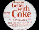 Coke Coca Cola Swing the jingle Jan Dean Orbison Supremes Shirelles OZ 60s 45 EX