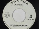 Northern Soul 45 - Ketty Lester - Please Don't Cry Anymore - RCA Victor - mp3