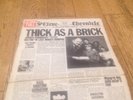 Jethro Tull Thick As A Brick 1972 CHR 1003 Vinyl LP gatefold with news insert