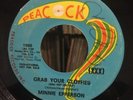 MINNIE EPPERSON 45 Grab Your Clothes RARE SOUL FUNK PEACOCK HOUSTON PROMO