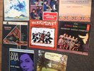 8 LP RECORDS - VYNYL -GREEK MUSIC, RUSSIAN FOLK DANCE, JEWISH