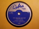 HAROLD BURRAGE & WILLIE DIXON BAND-SHE KNOCKS ME OUT-COBRA 5022-BLUES 78