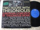 THELONIOUS MONK 2 lp TWO HOURS WITH EUROPEAN CONCERTS RIVERSIDE RM-460 461 DG