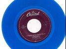 BEATLES WHILE MY GUITAR GENTLY WEEPS/BLACKBIRD 45RPM BLUE VINYL