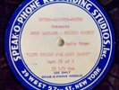 JUDY GARLAND Acetate record MGM MICKEY ROONEY Jeannette MacDonald 1942 Andy Hard
