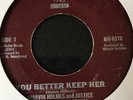 NORTHERN SOUL Marvin Holmes 'you better keep her' US