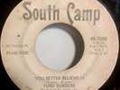 Tony Borders You Better Believe It / What Kind Of Spell South Camp soul 45 HEAR