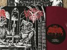 ARCHGOAT - SATANIC WARMASTER split lux satanae LP black metal RED vinyl EXC/EXC