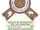 The Cross(Roger Taylor/Queen) In Concert 1990 Ticket/Konzertkarte/Eintrittskarte
