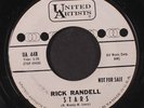 RICK RANDELL: Stars / Take My Name And Number 45 (dj, very clean VG-) Oldies