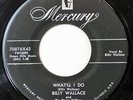 Billy Wallace, That's My Reward - What'll I Do, Mercury 70876 Rockabilly Bopper