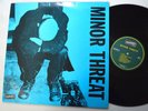 PUNK LP - MINOR THREAT - S/T Dischord France $5.00 on back Hardcore Rock