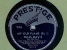 MILES DAVIS - MY OLD FLAME - PRESTIGE 78 RPM