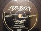 The PENGUINS. Earth Angel / Hey Senorita. London HL.8114  VG