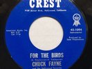 Rockabilly Surf 45 CHUCK FAYNE Tokyo Stomp / For The Birds 7
