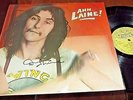 DENNY LAINE Ahh Laine LP NM VINYL SIGNED AUTOGRAPH PAUL McCARTNEY WINGS BEATLES
