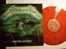 LP METALLICA - Ride The Lightning RARITÄT FR 1984 wie neu Lim.Ed. Red Vinyl