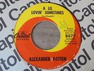 Alexander Patten - A Lil Lovin' Sometimes 1966 USA 45 CAPITOL NORTHERN SOUL