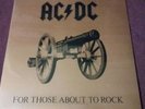 SEALED AC/DC 1981 ATLANTIC Albert Hall 'FOR THOSE ABOUT TO ROCK' LP NO BAR-CODE 
