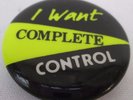 The Clash Vintage Official Epic Complete Control Badge Pin Button Punk New Wave
