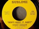 Bobby Sansom And The Maus-Marks ?– Don't Leave (Baby Don't Go )