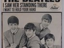 THE BEATLES: I Want to Hold Your Hand / Saw Her Standing CAPITOL 5112 45 w/ PS