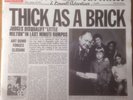 JETHRO TULL Thick As A Brick LP VG/VG UK 1st 1972 A3U/B2U Porky EJDay CHR1003
