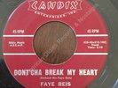 Mod / Rockabilly / Popcorn 45: FAYE REIS 