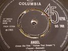 Cliff Richard UK Columbia DC 762 Export 45   Angel / Razzle Dazzle