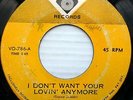 VICTOR WOOD the Barons 45 PHILIPPINES pop I DON'T WANT YOUR LOVIN ANYMORE jr983