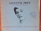 LEONTYNE PRICE Arias SIGNED LP Inscribed RCA Aida Tosca La Rondine Autographed